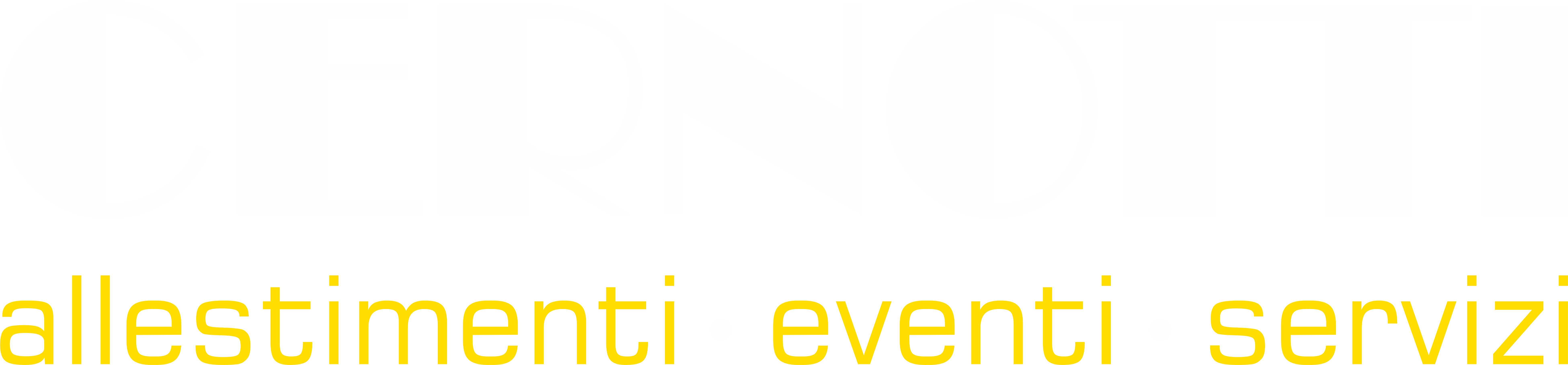 logo bianco e giallo