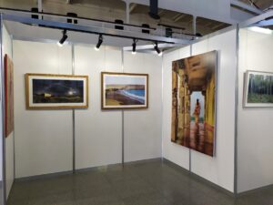 Mostra di quadri per asta benefica